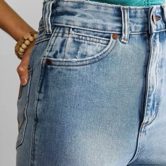 Wrangler Billabong flare bellbottom floral patchwork jeans 70's high rise 27 - Picture 12 of 15